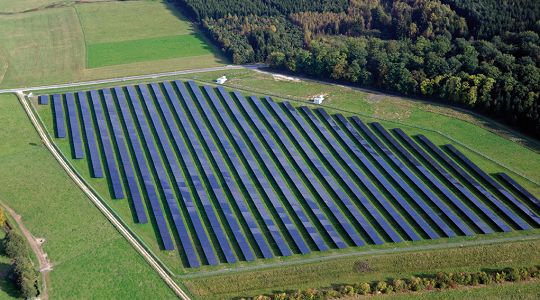 Solarpark Hasselbach - Ansicht 1